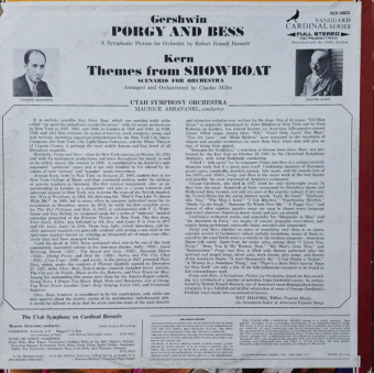 Maurice de Abravanel, Utah Symphony Orchestra � Porgy & Bess  Themes From Showboat