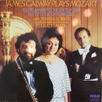 James Galway Plays Mozart With Marisa Robles, London Symphony Orchestra, Eduardo Mata � Flute & Harp Concerto K 299  Flute Concerto K 622 G