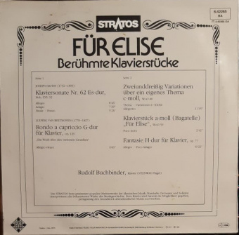 Rudolf Buchbinder � Für Elise (Berühmte Klavierstücke)